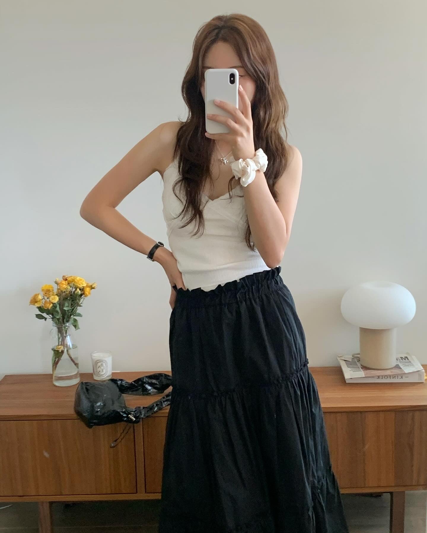Ruffled Long Skirt (banding)