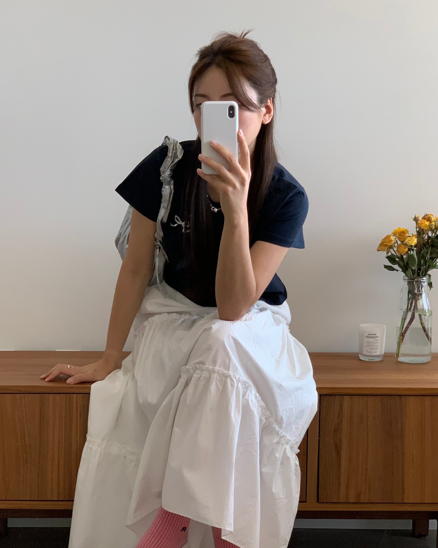 Ruffled Long Skirt (banding)