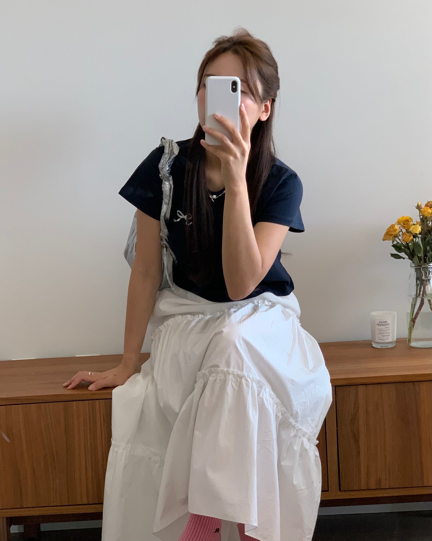 Ruffled Long Skirt (banding)
