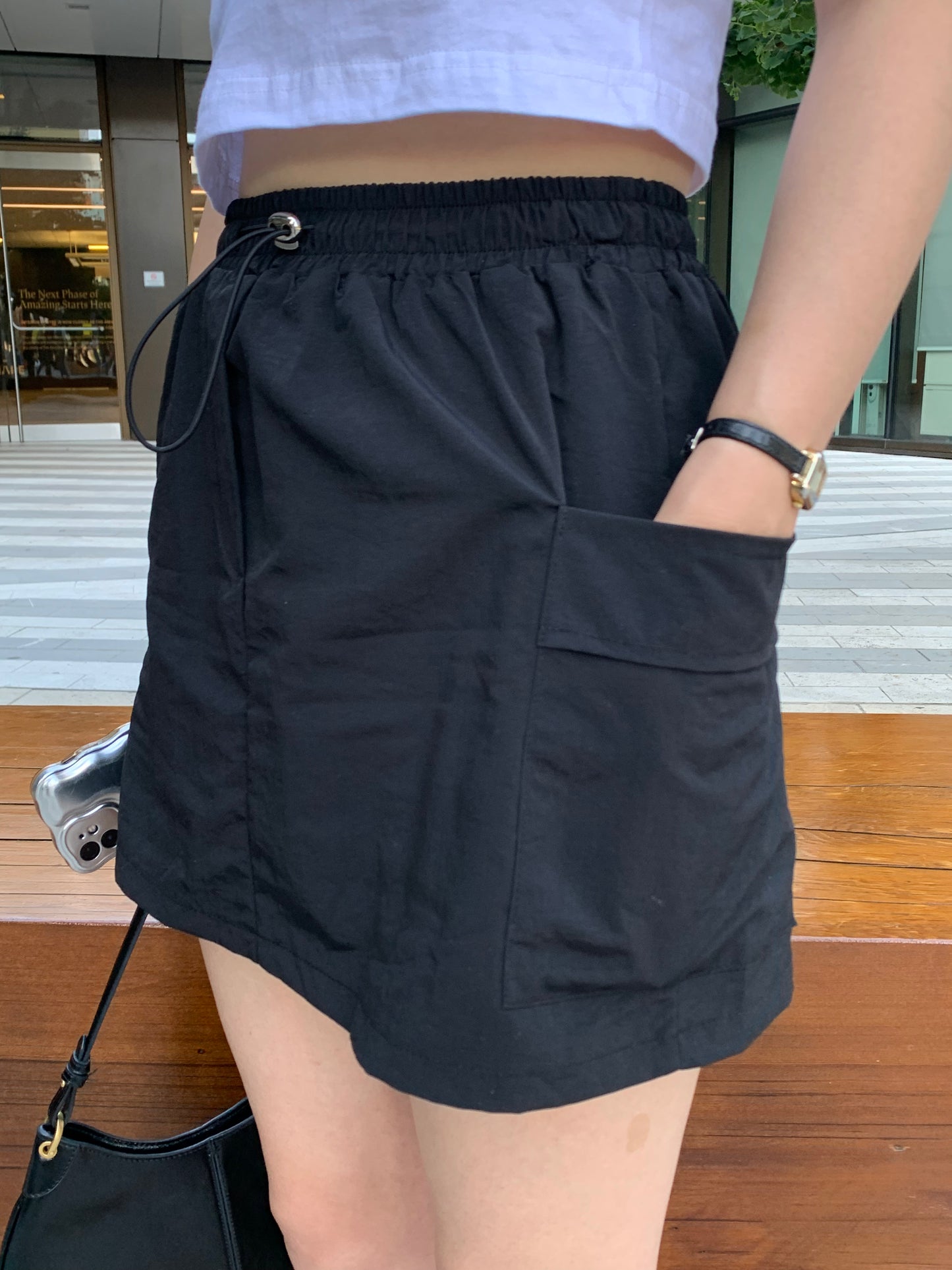Cargo Mini Skirt-pants
