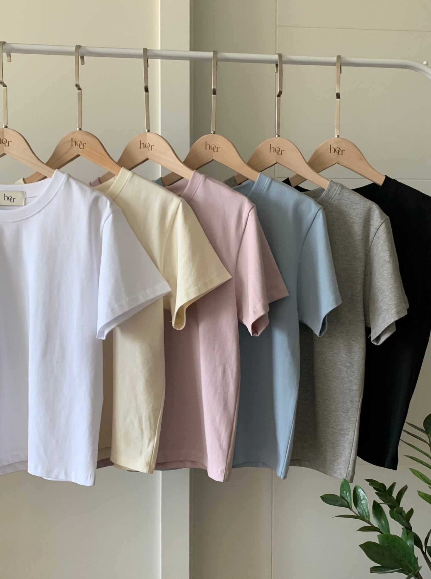 (6 colors) Simple T-shirt
