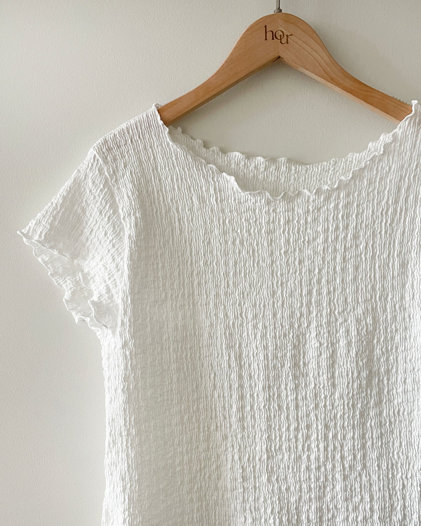 Crinkled T-shirt