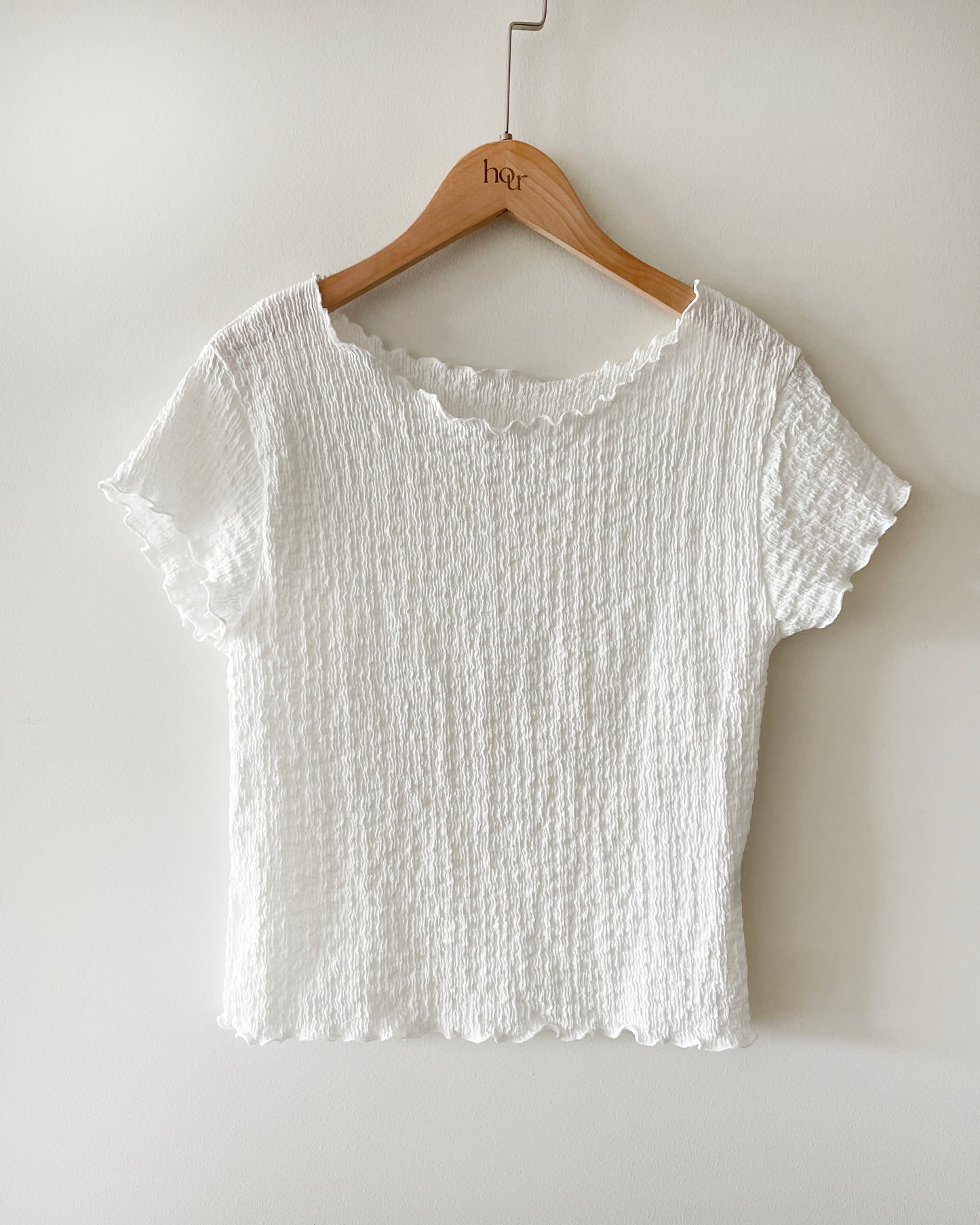 Crinkled T-shirt