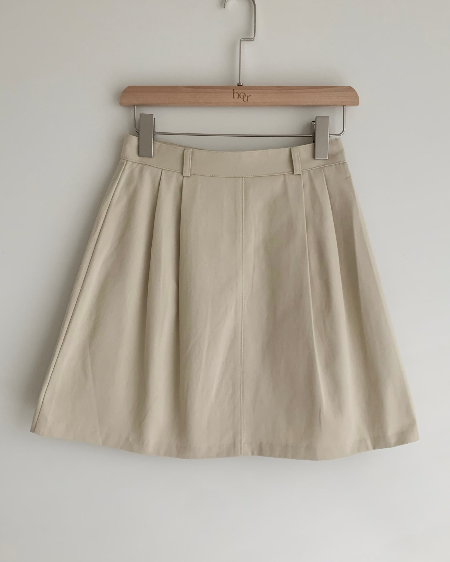 Pintuck Mini Skirt