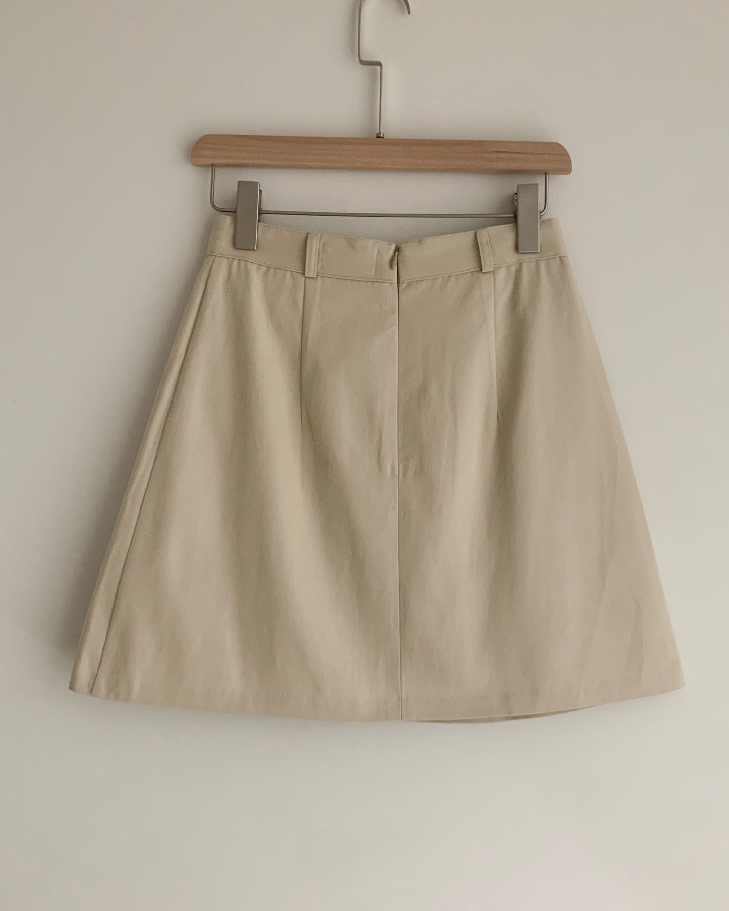 Pintuck Mini Skirt