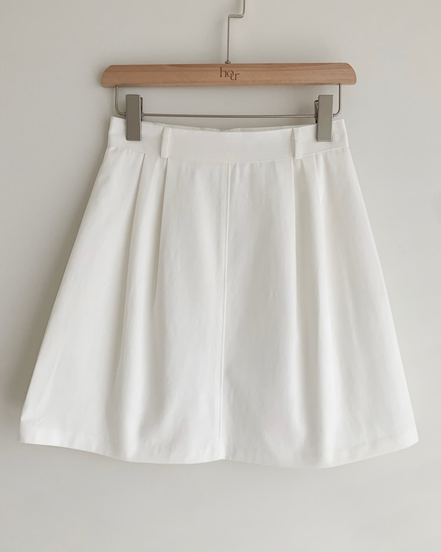 Pintuck Mini Skirt
