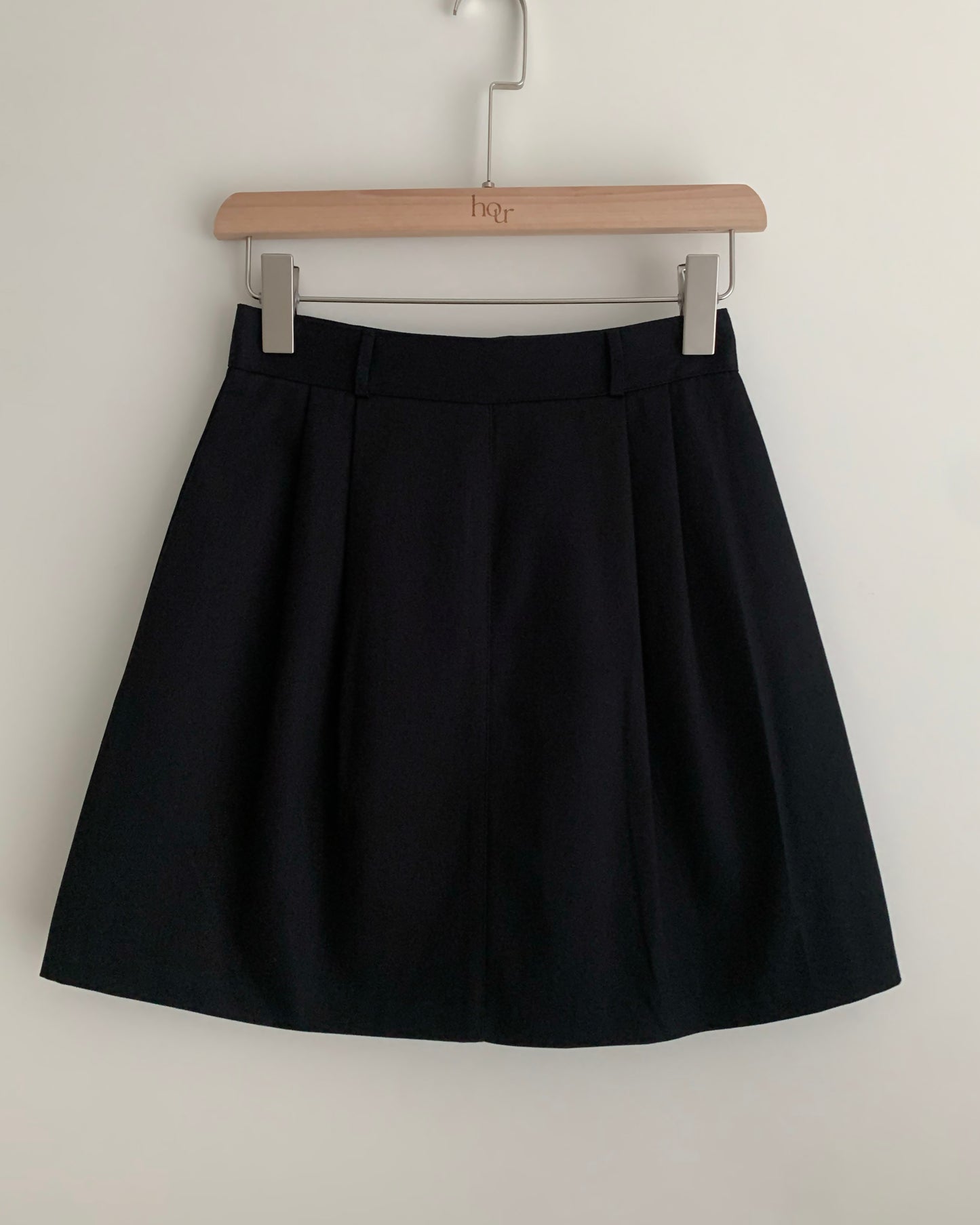 Pintuck Mini Skirt