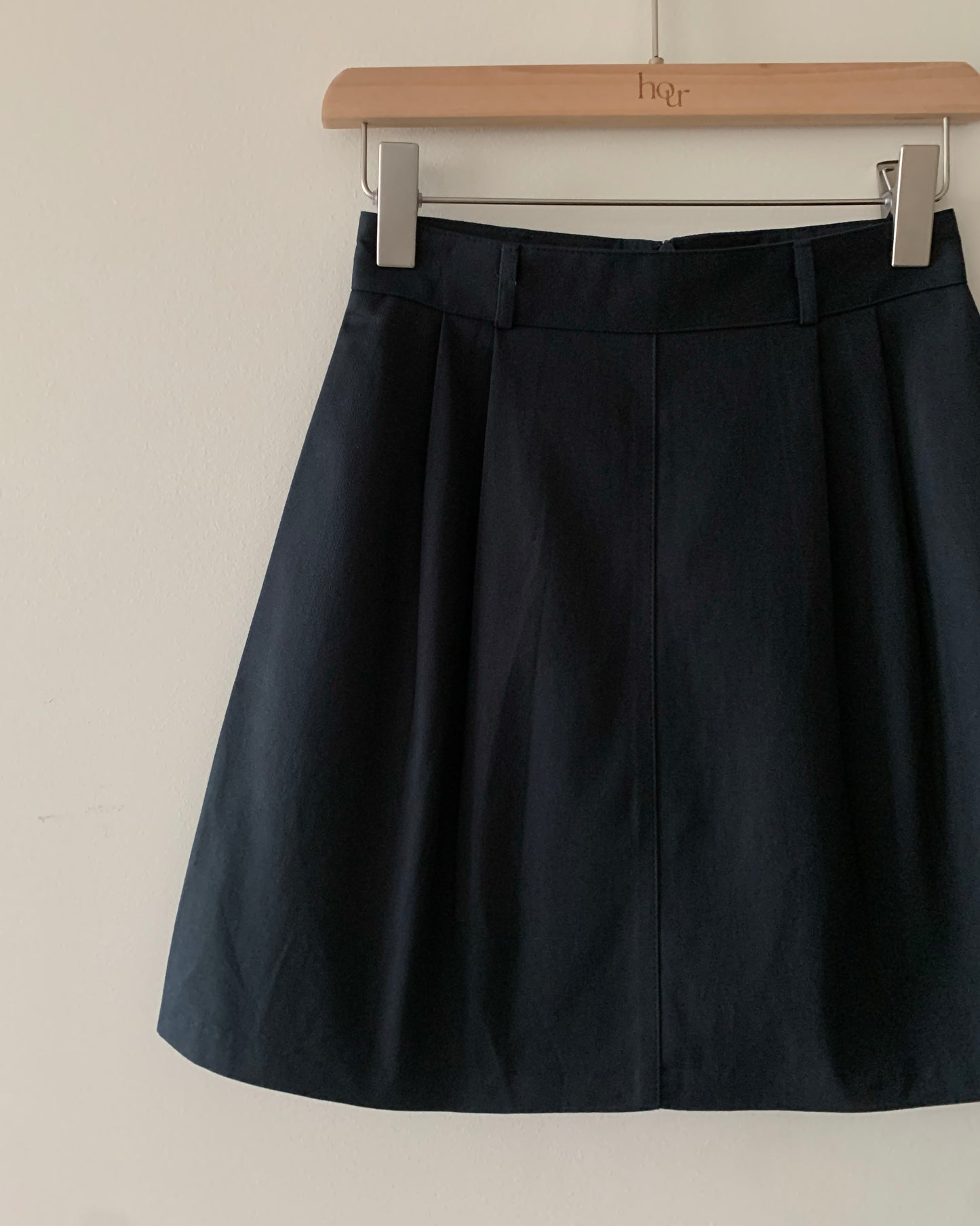Pintuck Mini Skirt