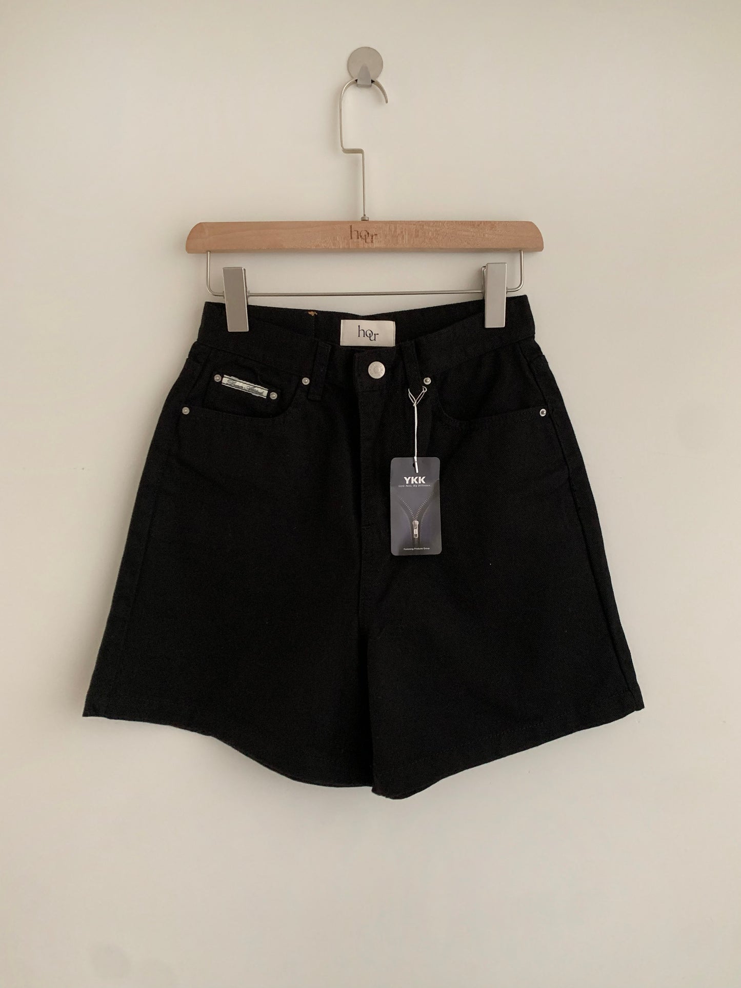 Simple Cotton Shorts (Black)