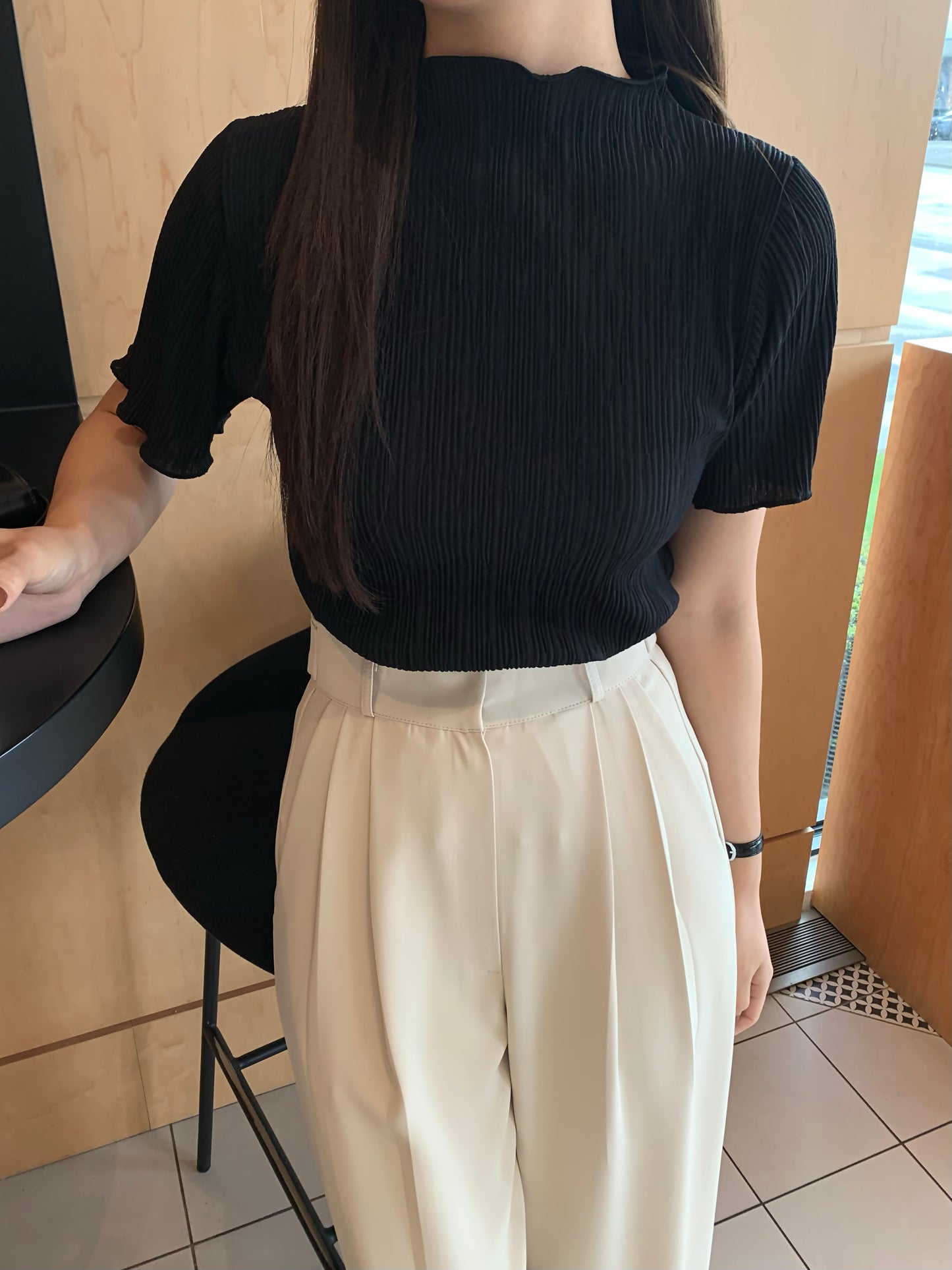 Pleated Blouse