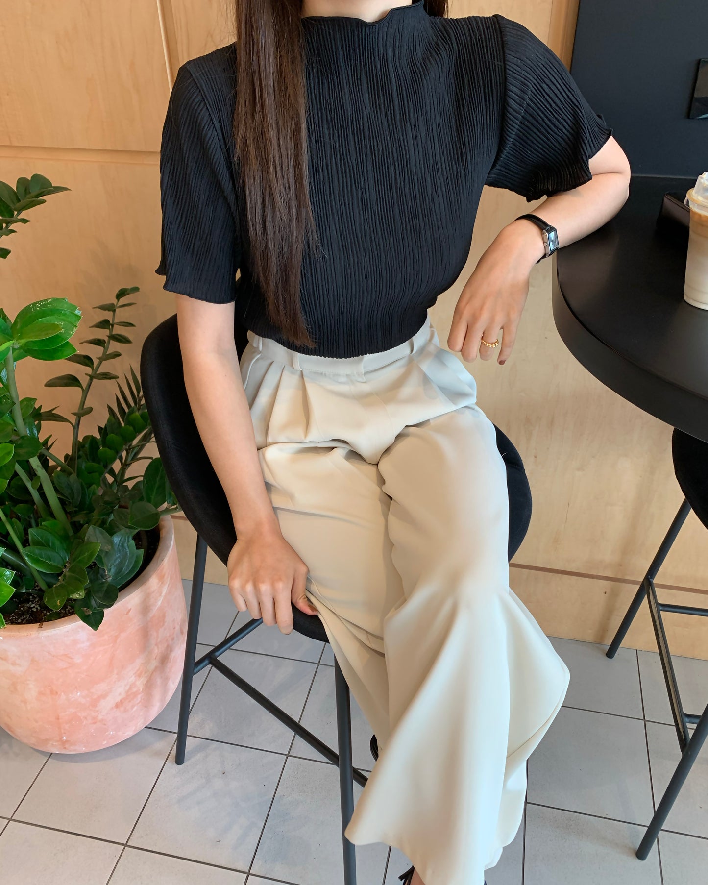 Pleated Blouse