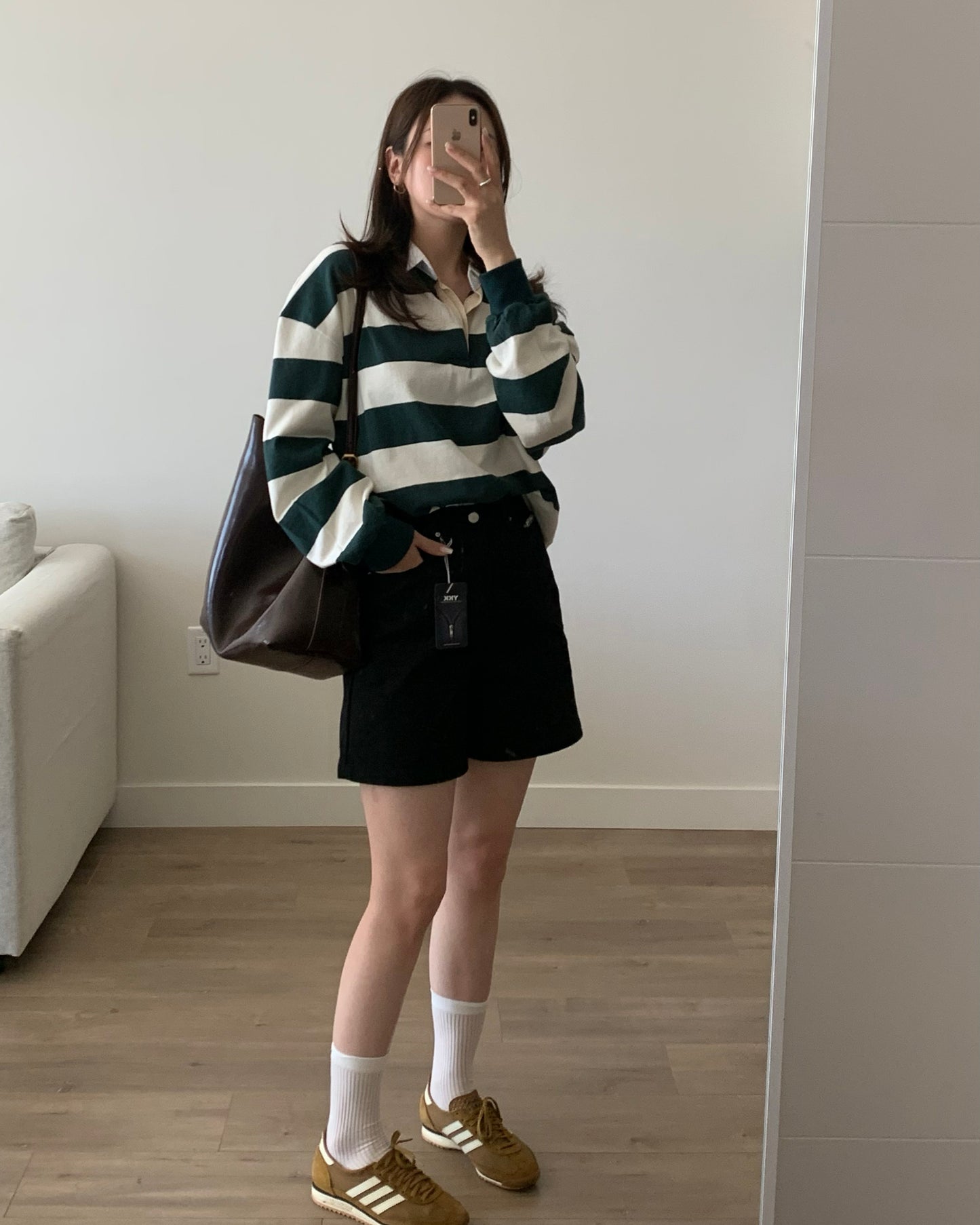 Simple Cotton Shorts (Black)
