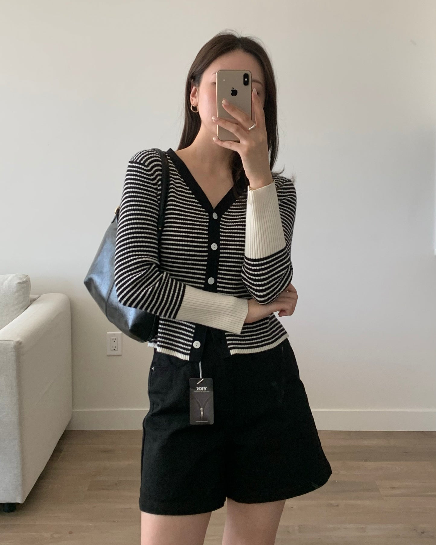 Simple Cotton Shorts (Black)