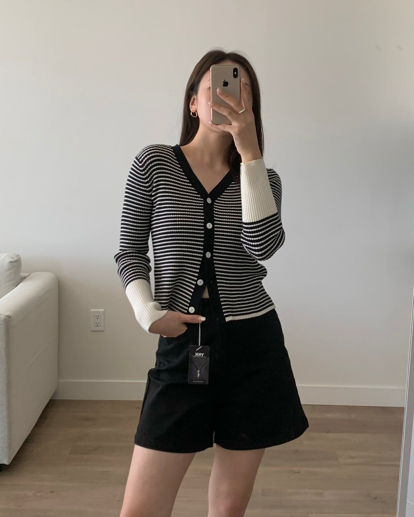 Simple Cotton Shorts (Black)