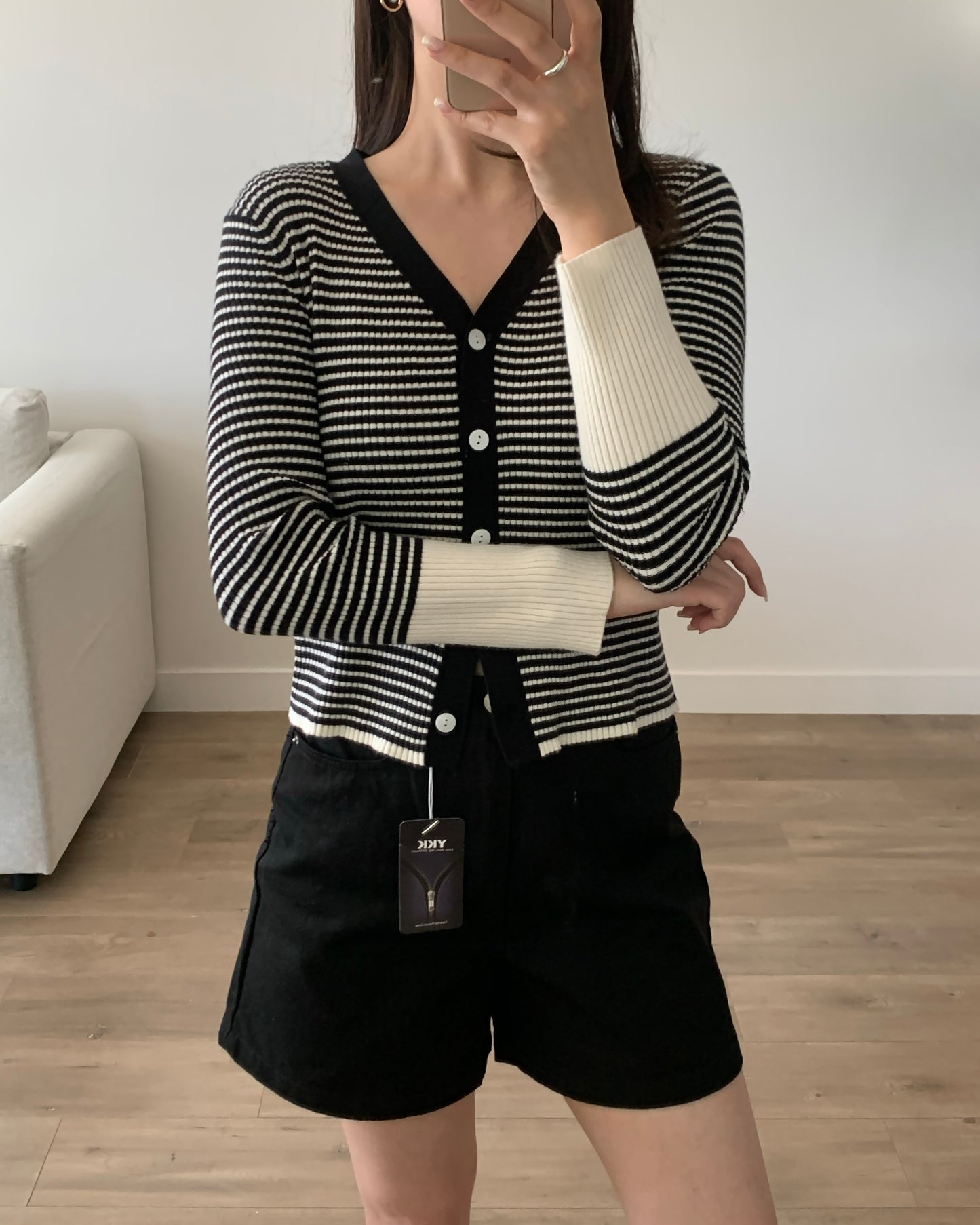 Simple Cotton Shorts (Black)