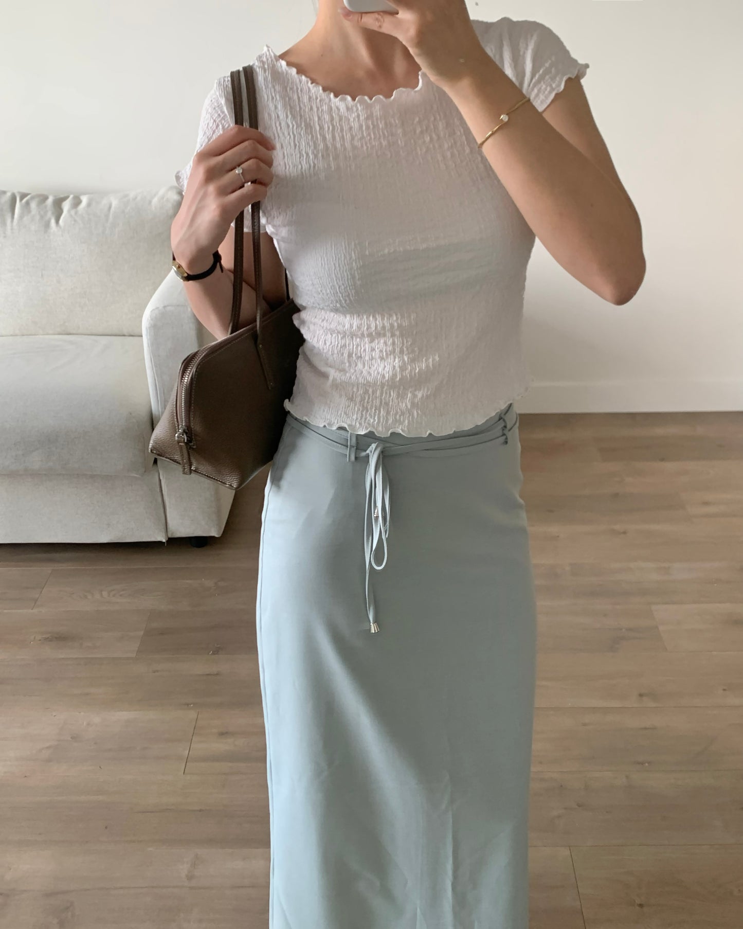 Crinkled T-shirt