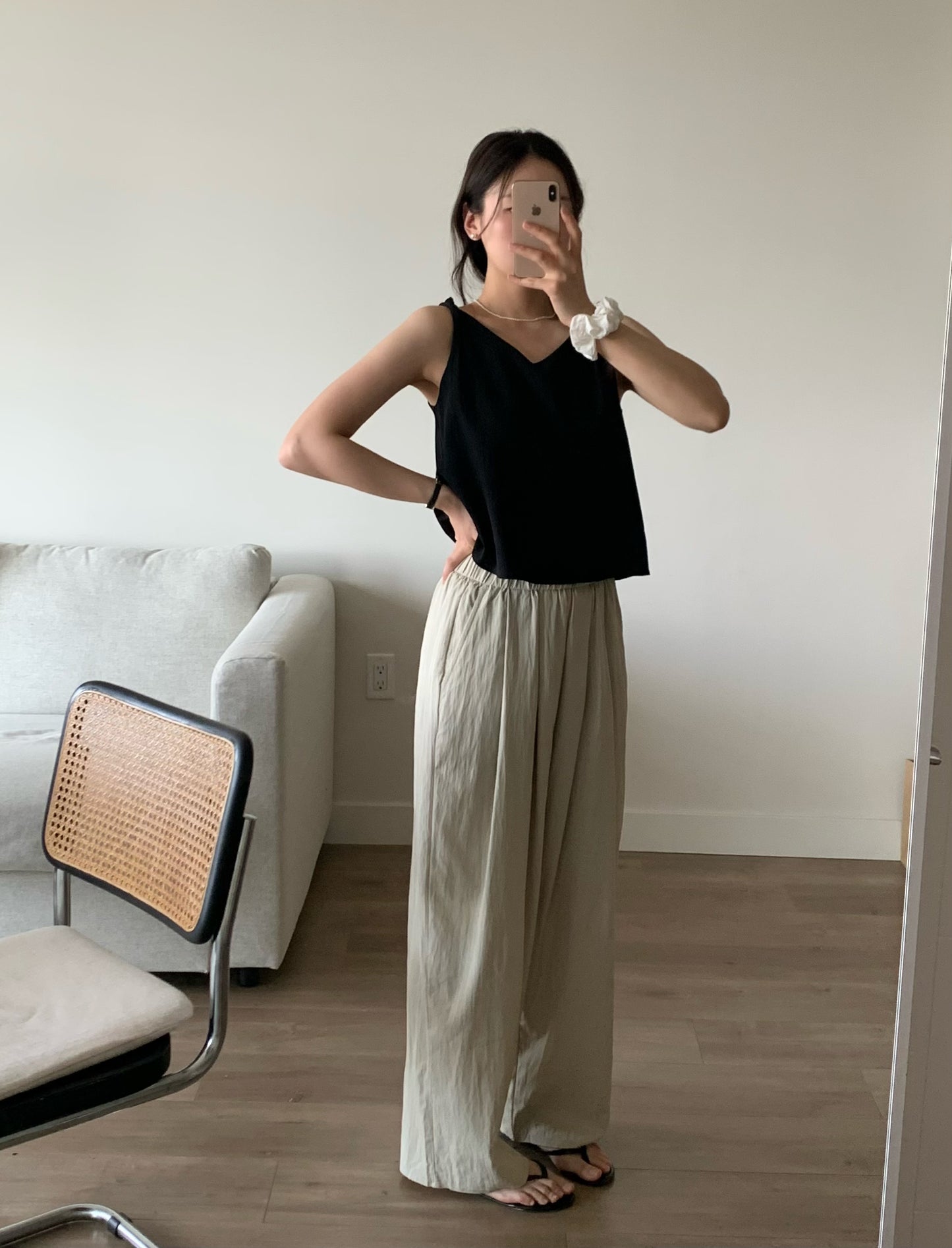 Crinkle Band Pants