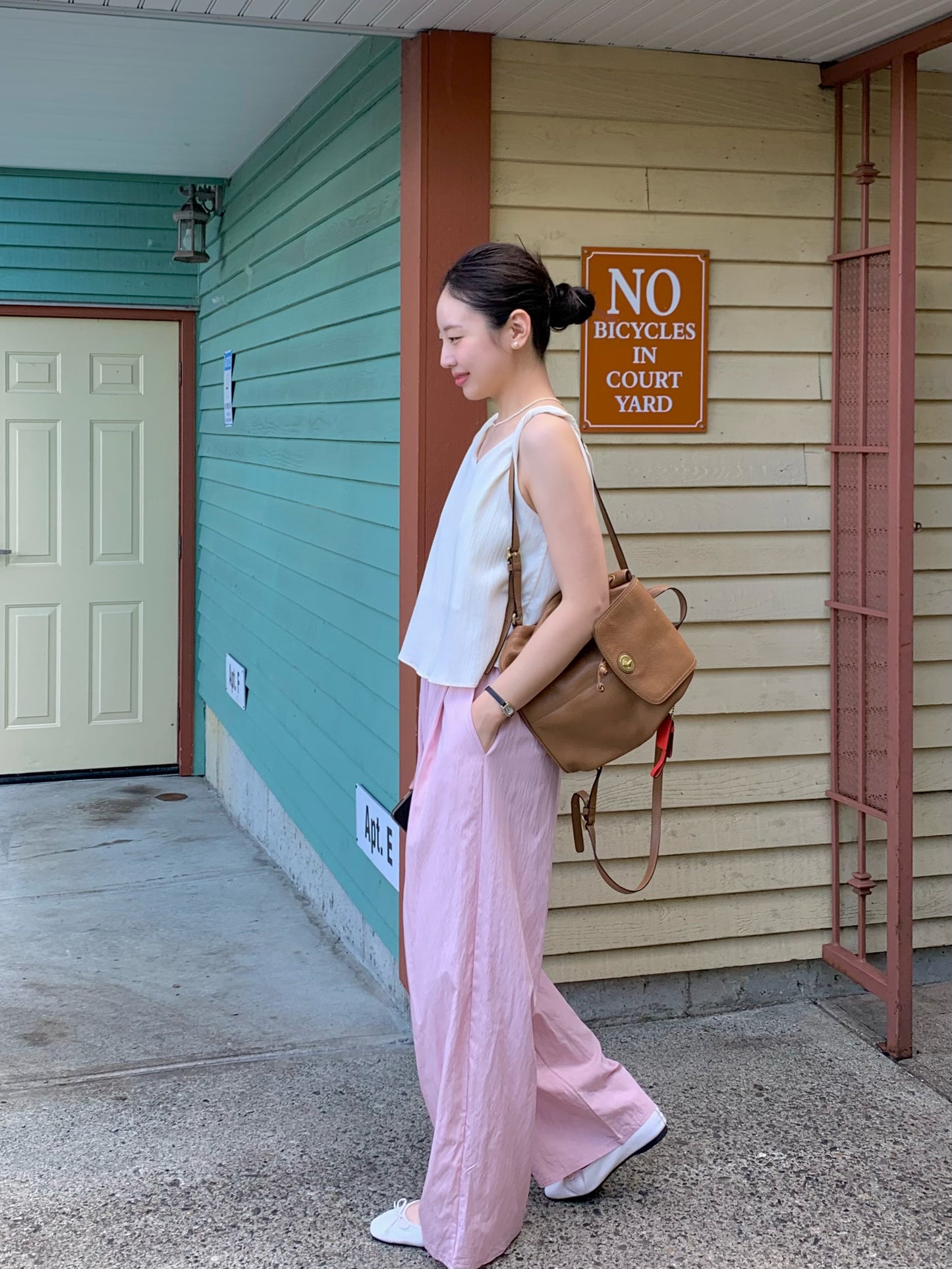 Crinkle Band Pants