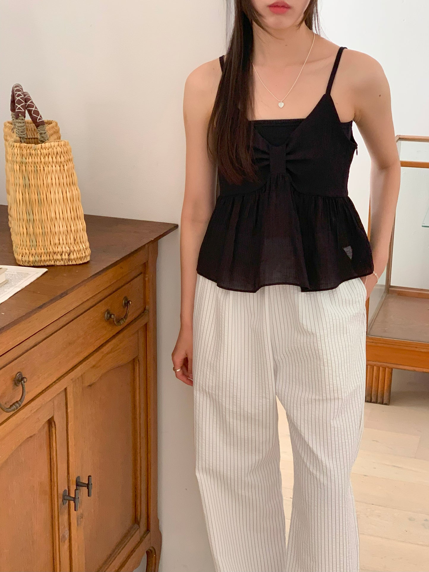 Striped Banding Pants