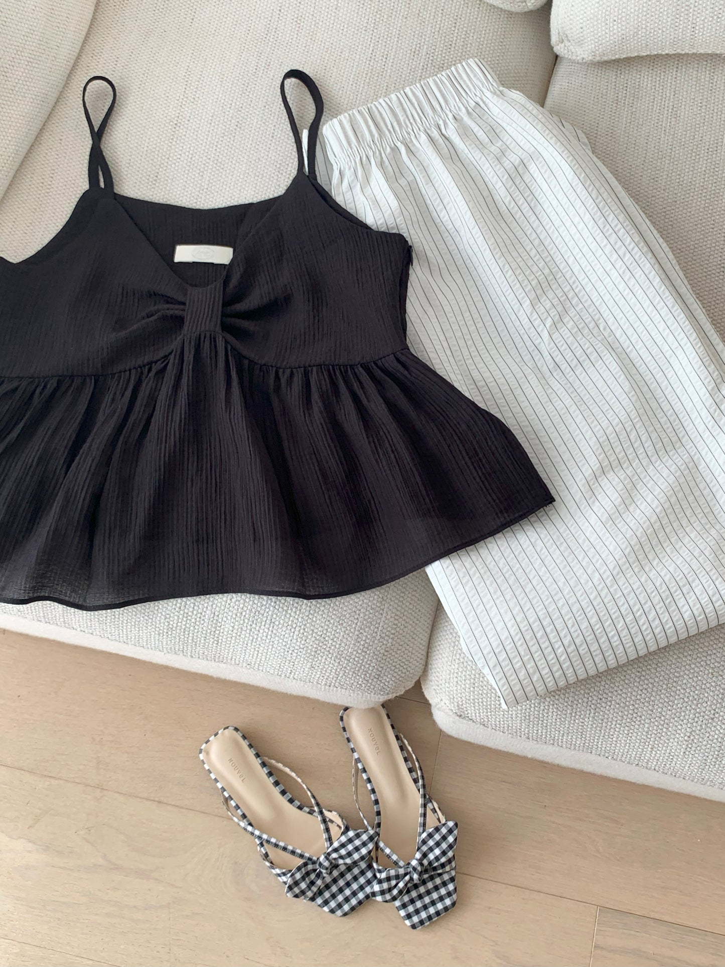 Striped Banding Pants