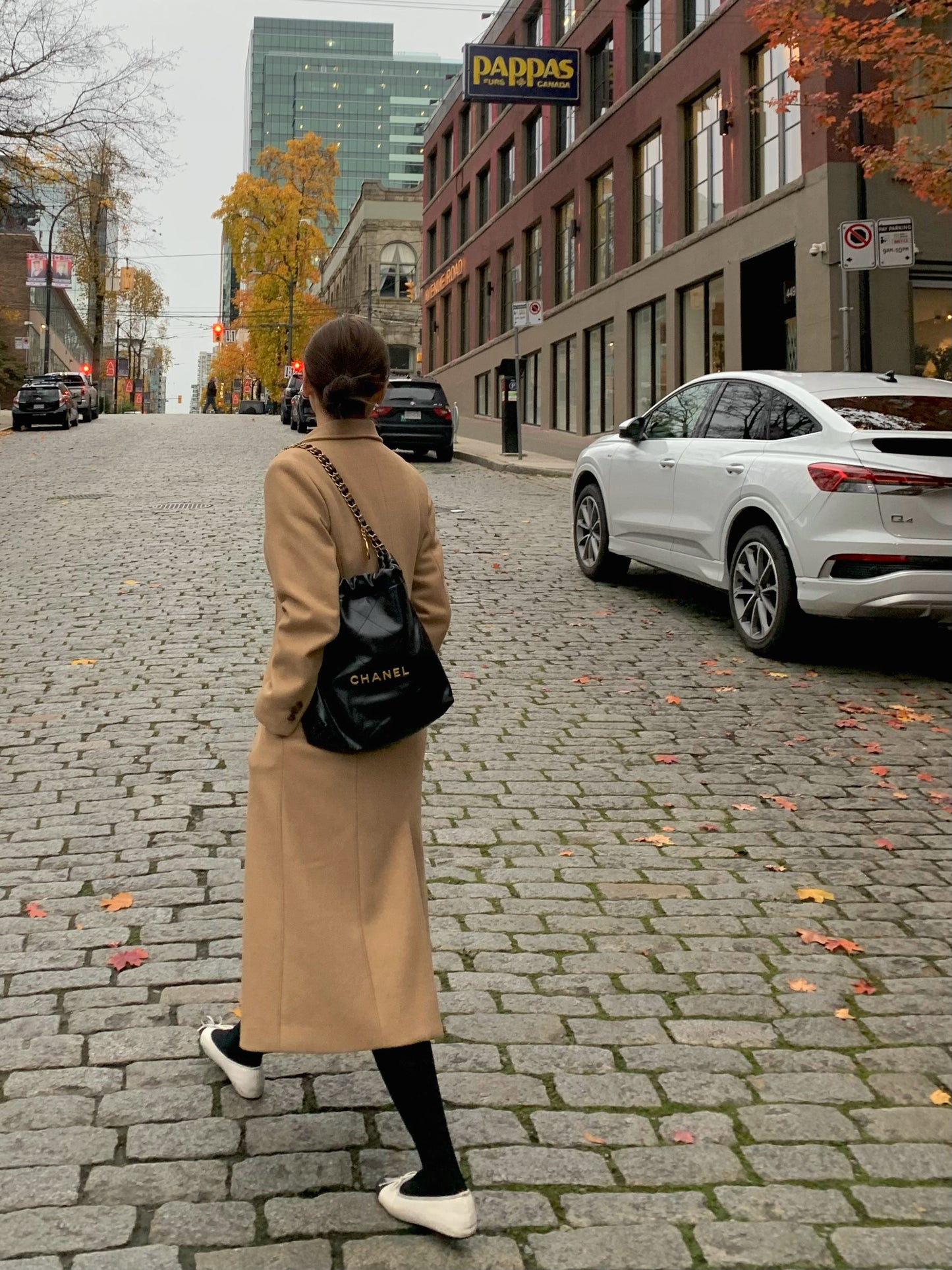 Slim Line Wool Long Coat