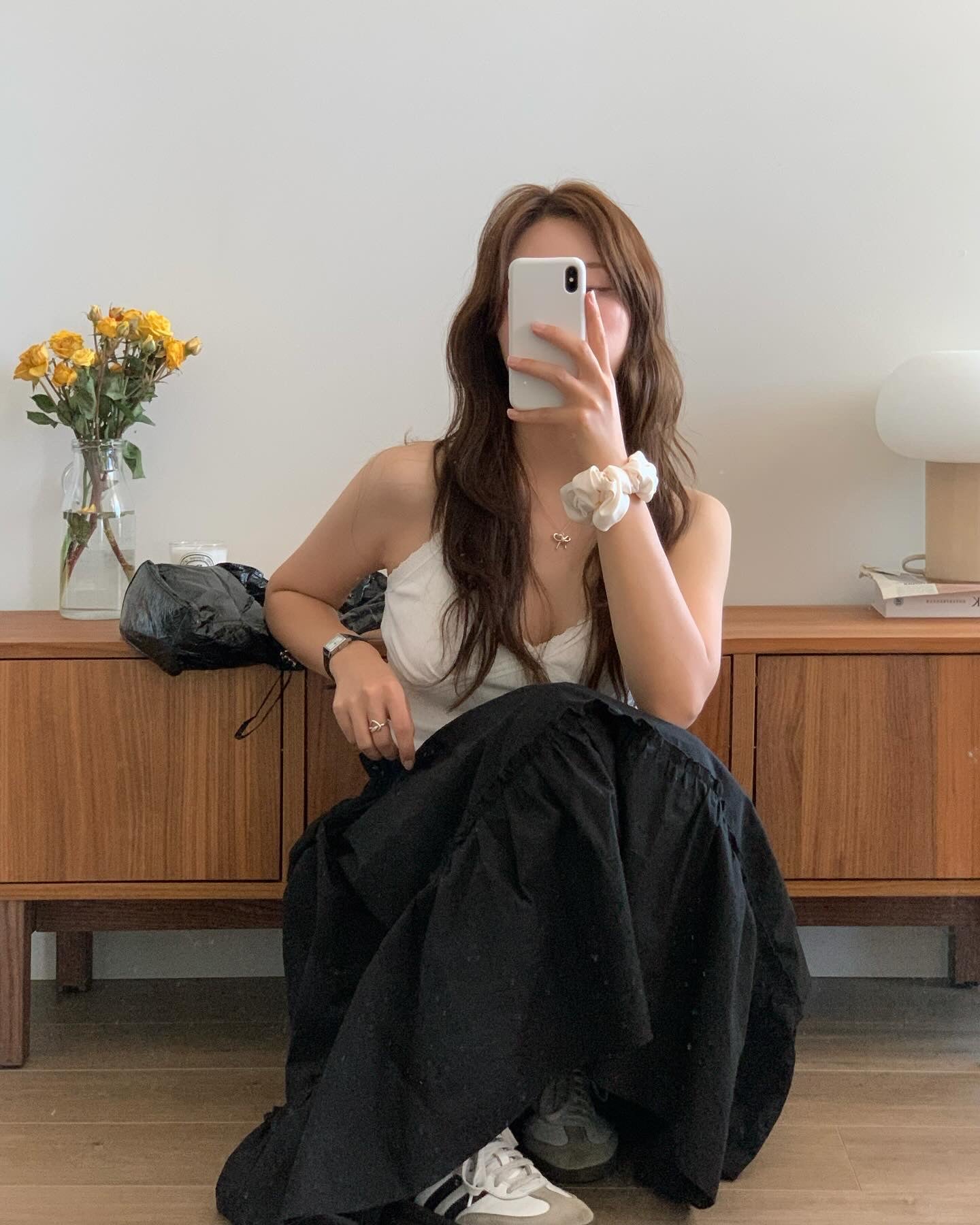 Ruffled Long Skirt (banding)