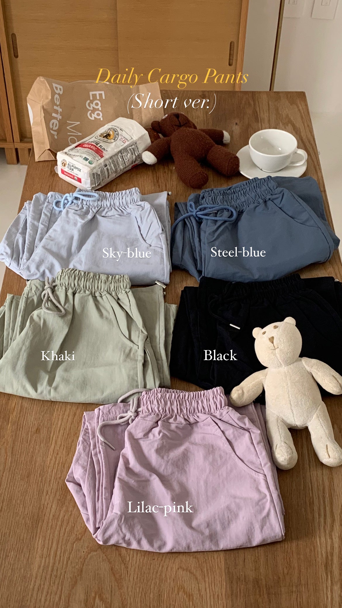 Daily Cargo Pants(Short ver.)