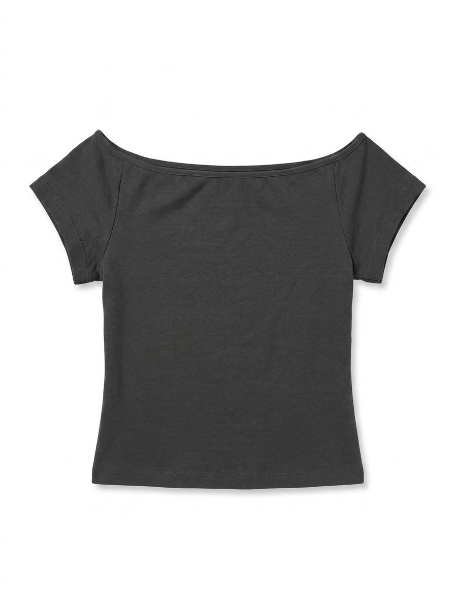 ONE SHOULDER T-SHIRT