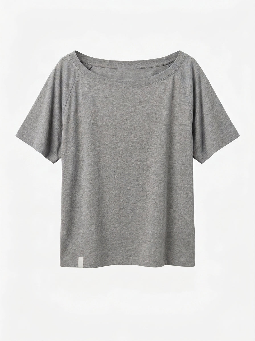 LOOSE-FIT OFF SHOULDER T-SHIRT