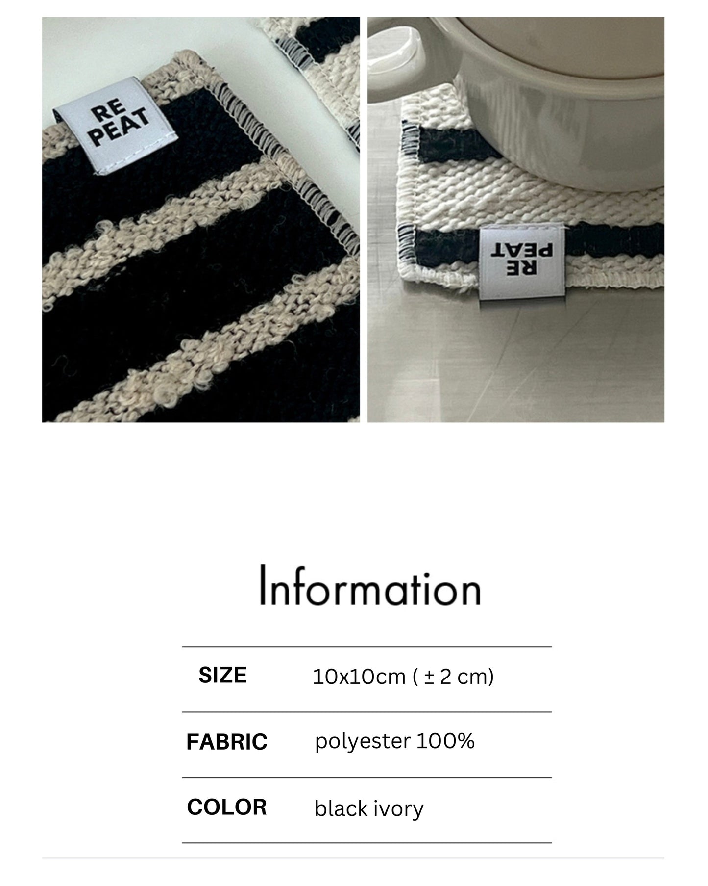 [REPEAT] Striped Cup Coaster