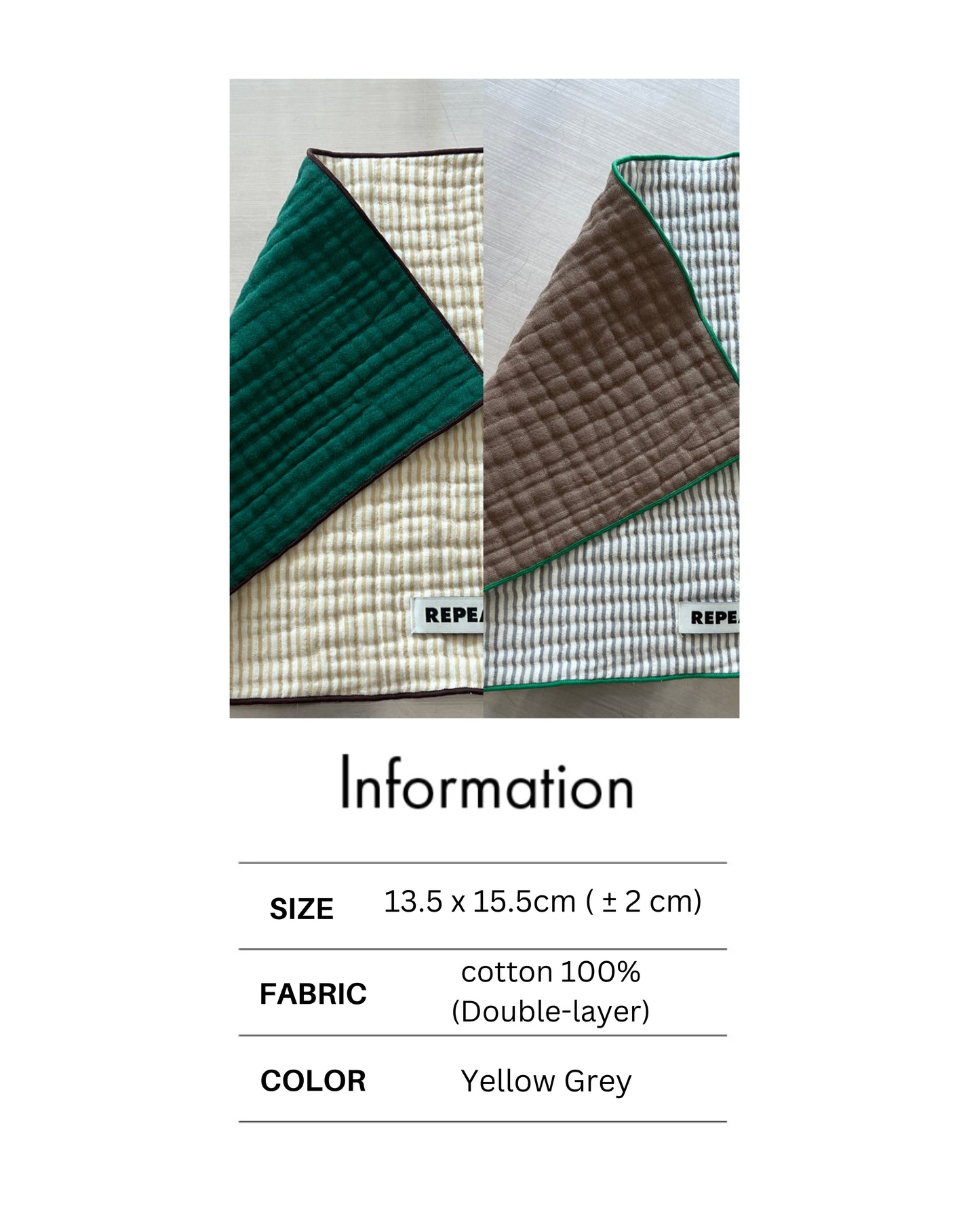 [REPEAT] Stripe Double-sided Kitchen Cloth (set)