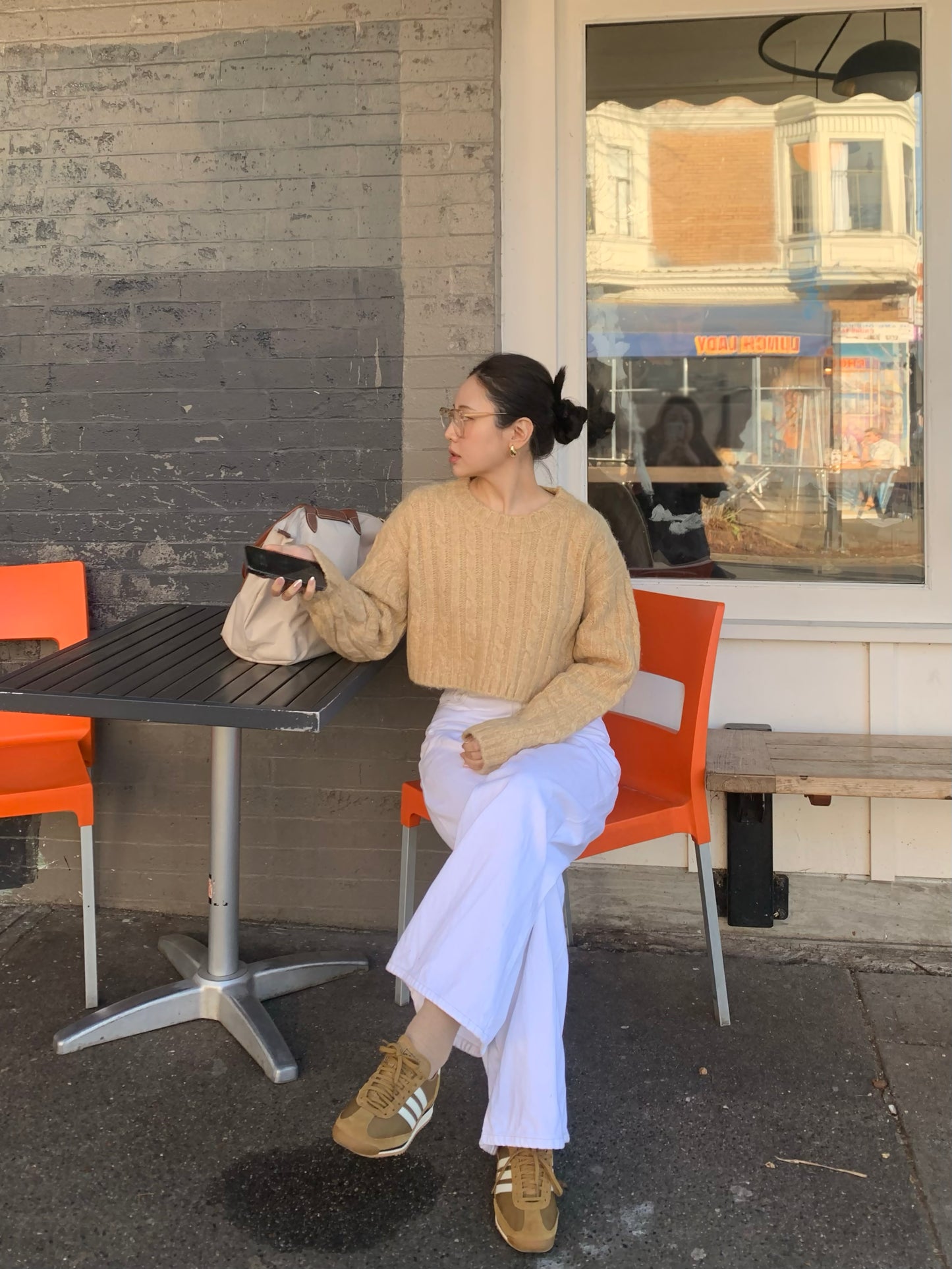 Wool Twisted Crop Sweater