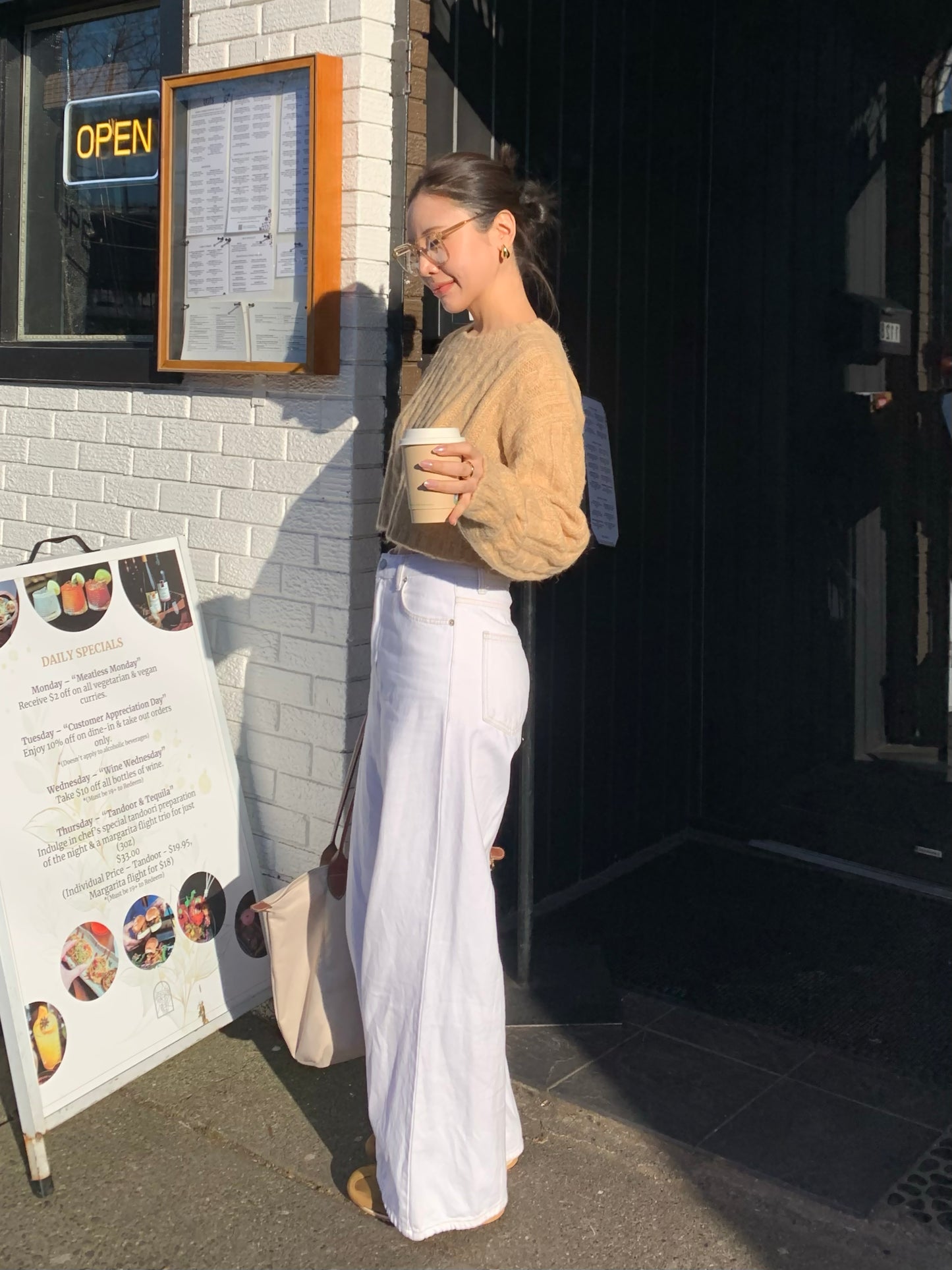 Wool Twisted Crop Sweater