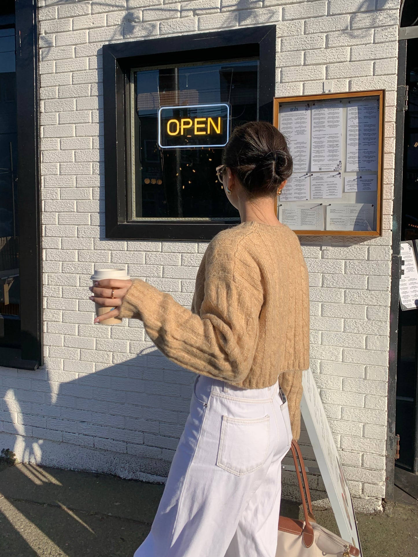 Wool Twisted Crop Sweater