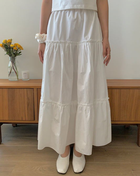 Ruffled Long Skirt (banding)