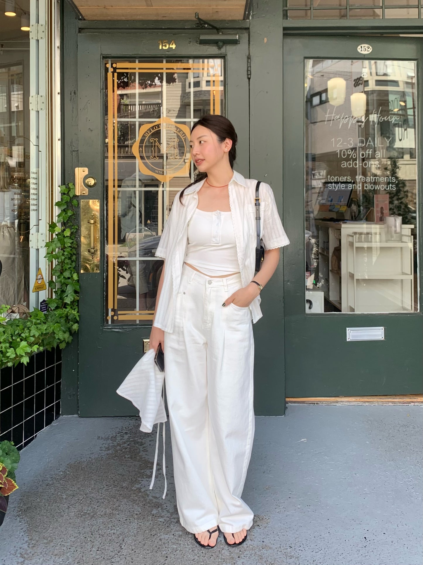 Pin-tuck Pocket Pants