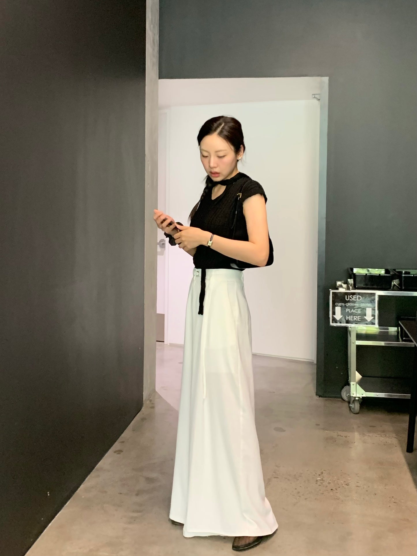 Tied Knit Sleeveless