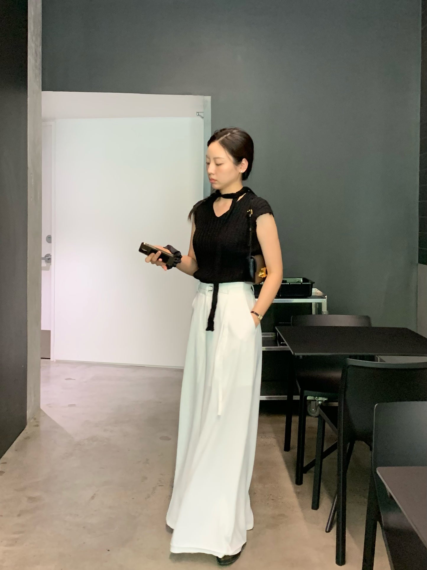 Tied Knit Sleeveless