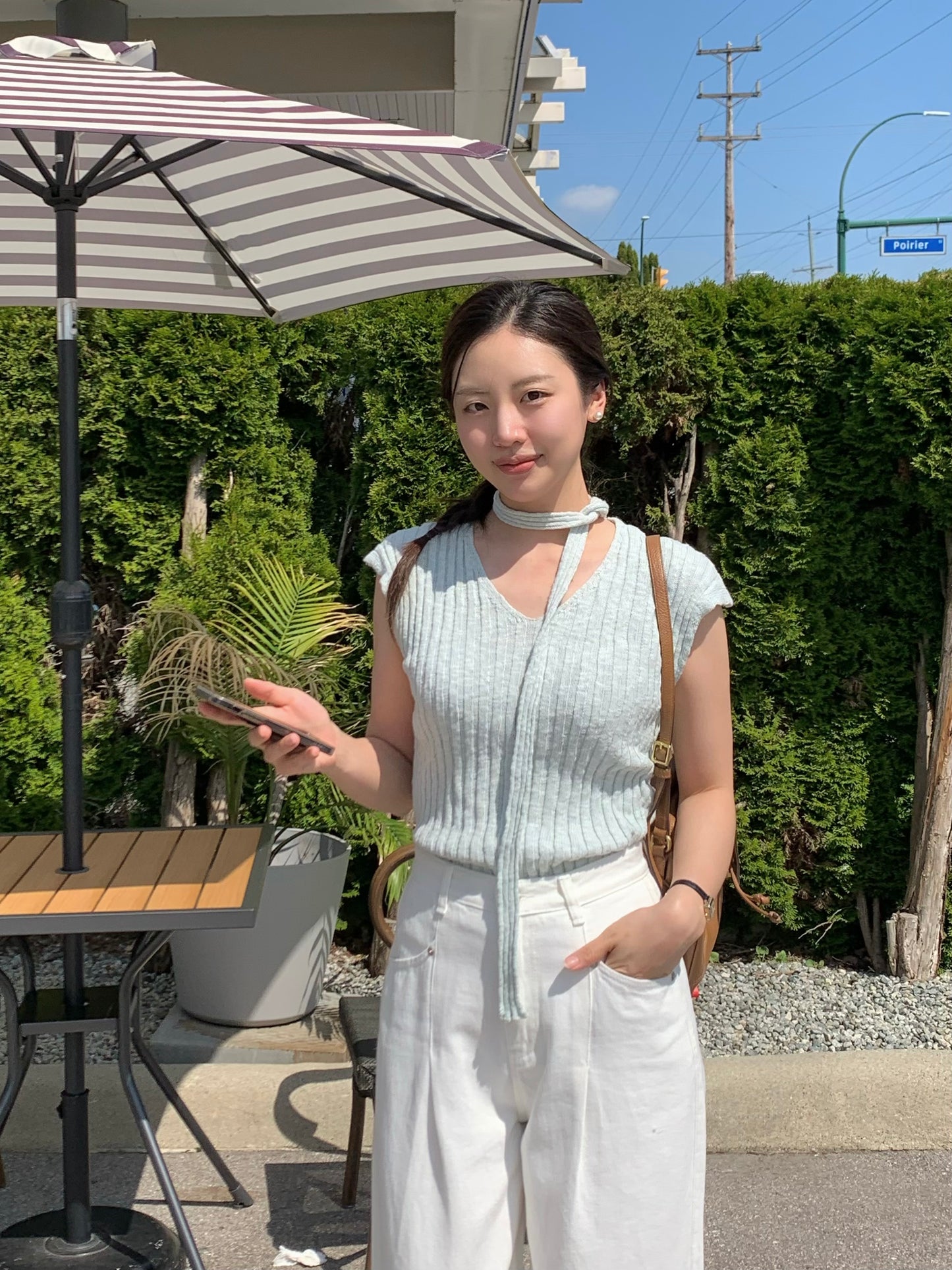 Tied Knit Sleeveless