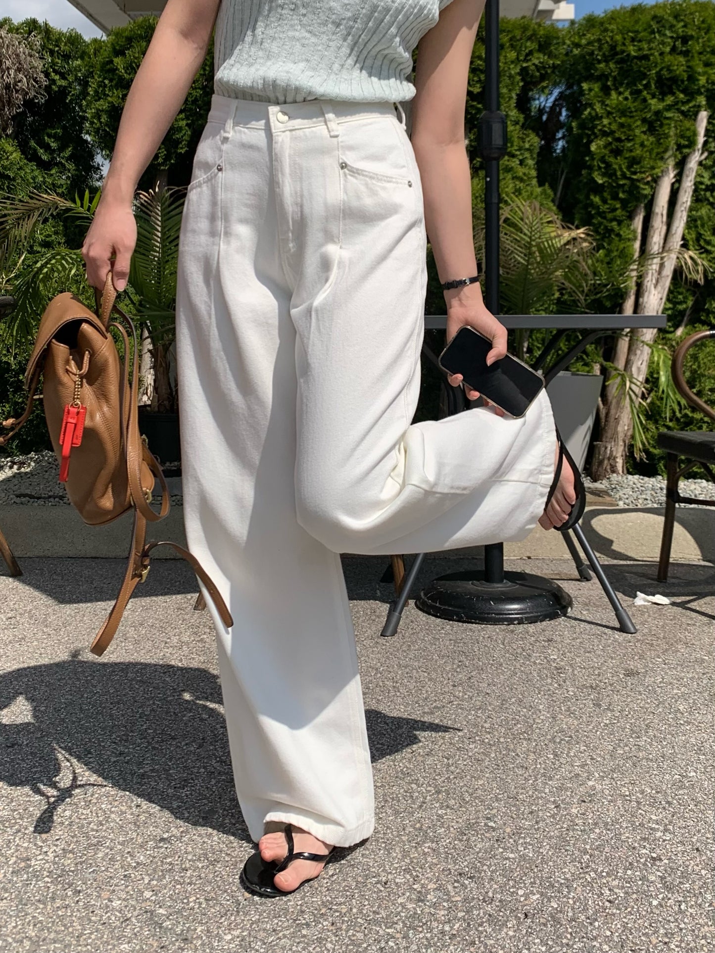 Pin-tuck Pocket Pants