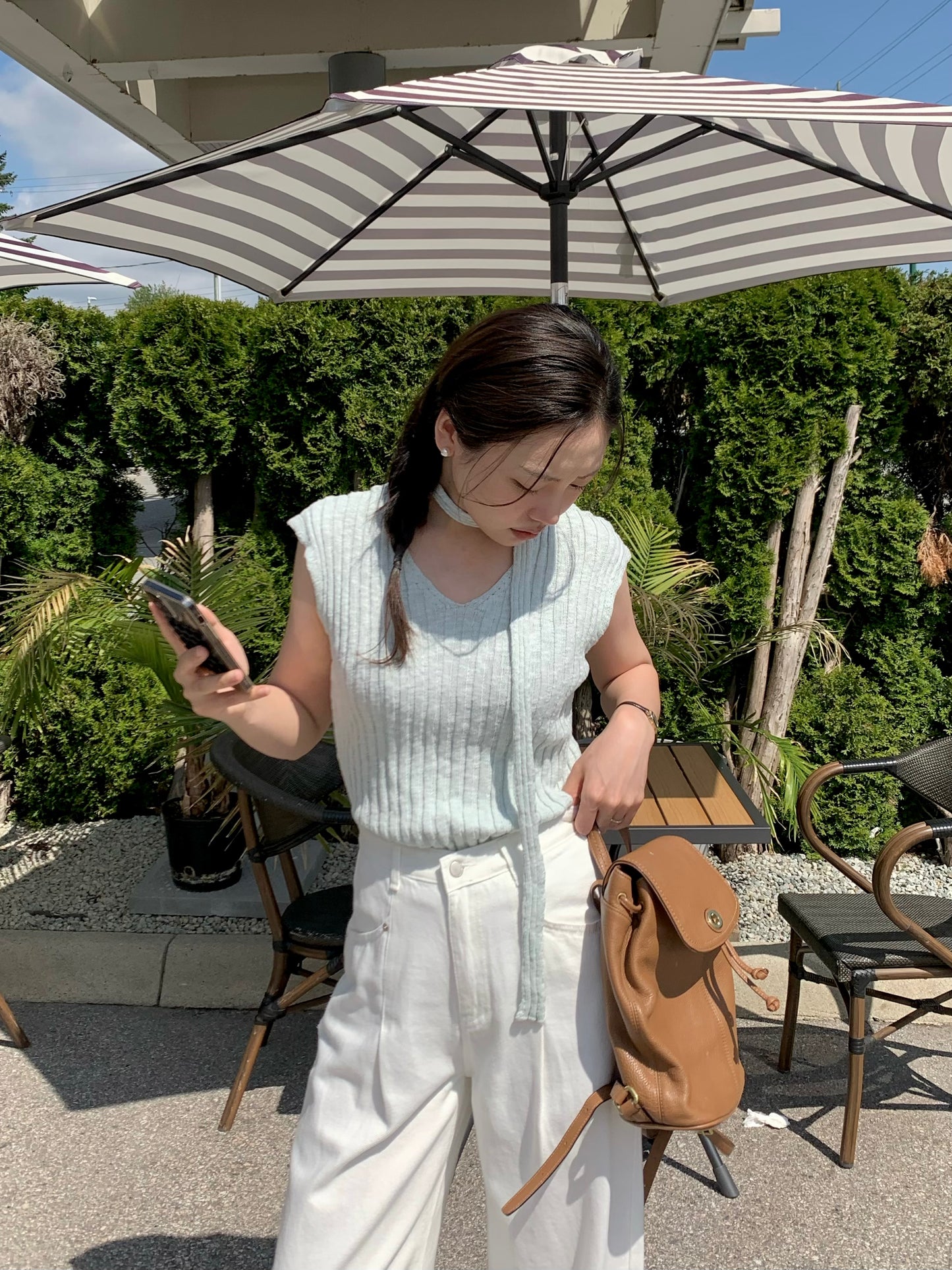 Tied Knit Sleeveless