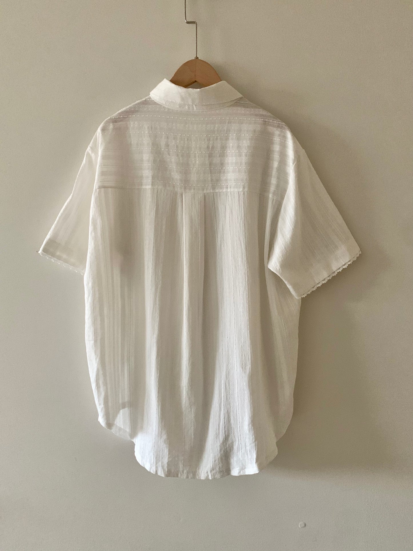 Layered Lace Shirt Set (Black)