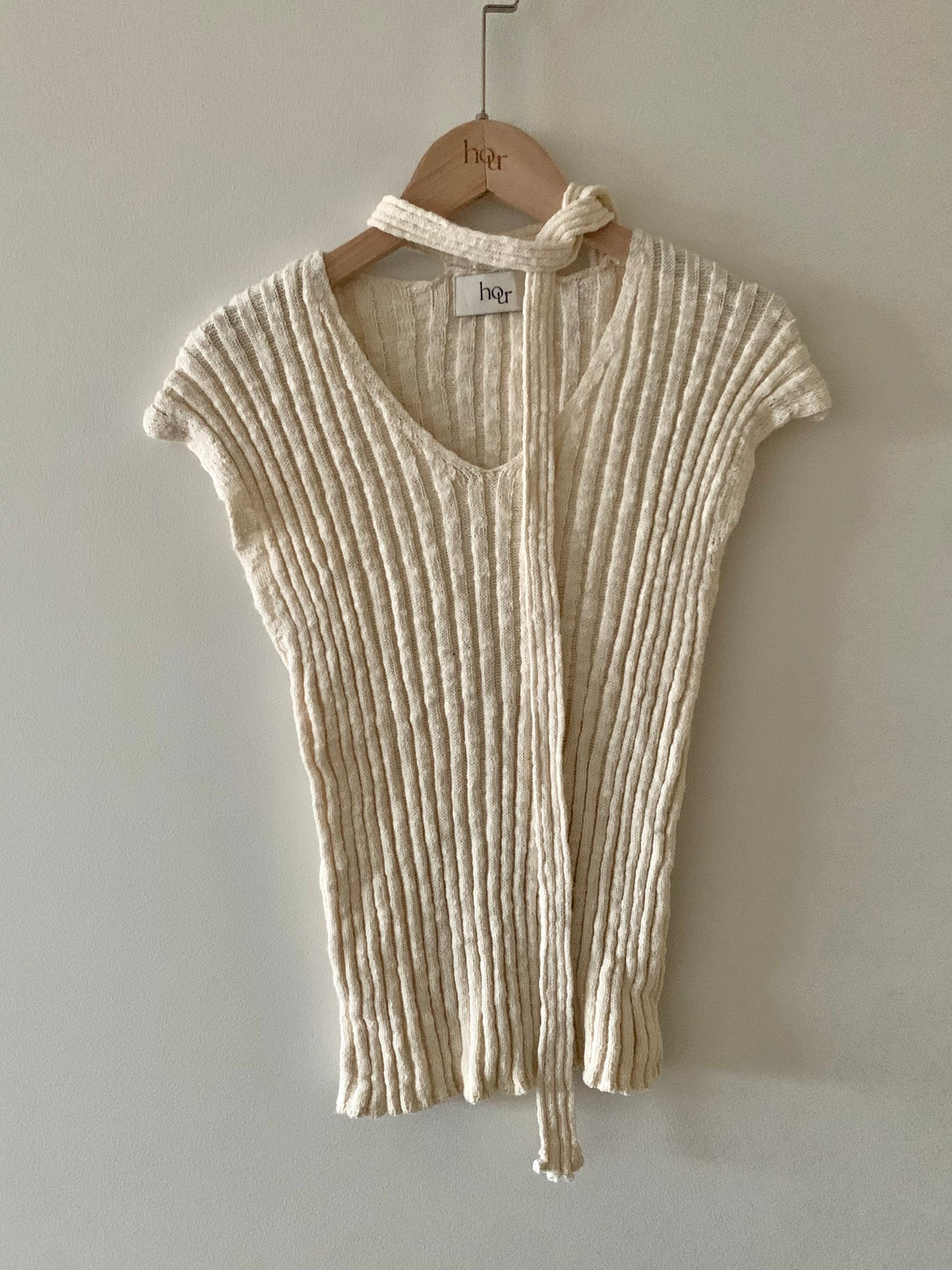 Tied Knit Sleeveless
