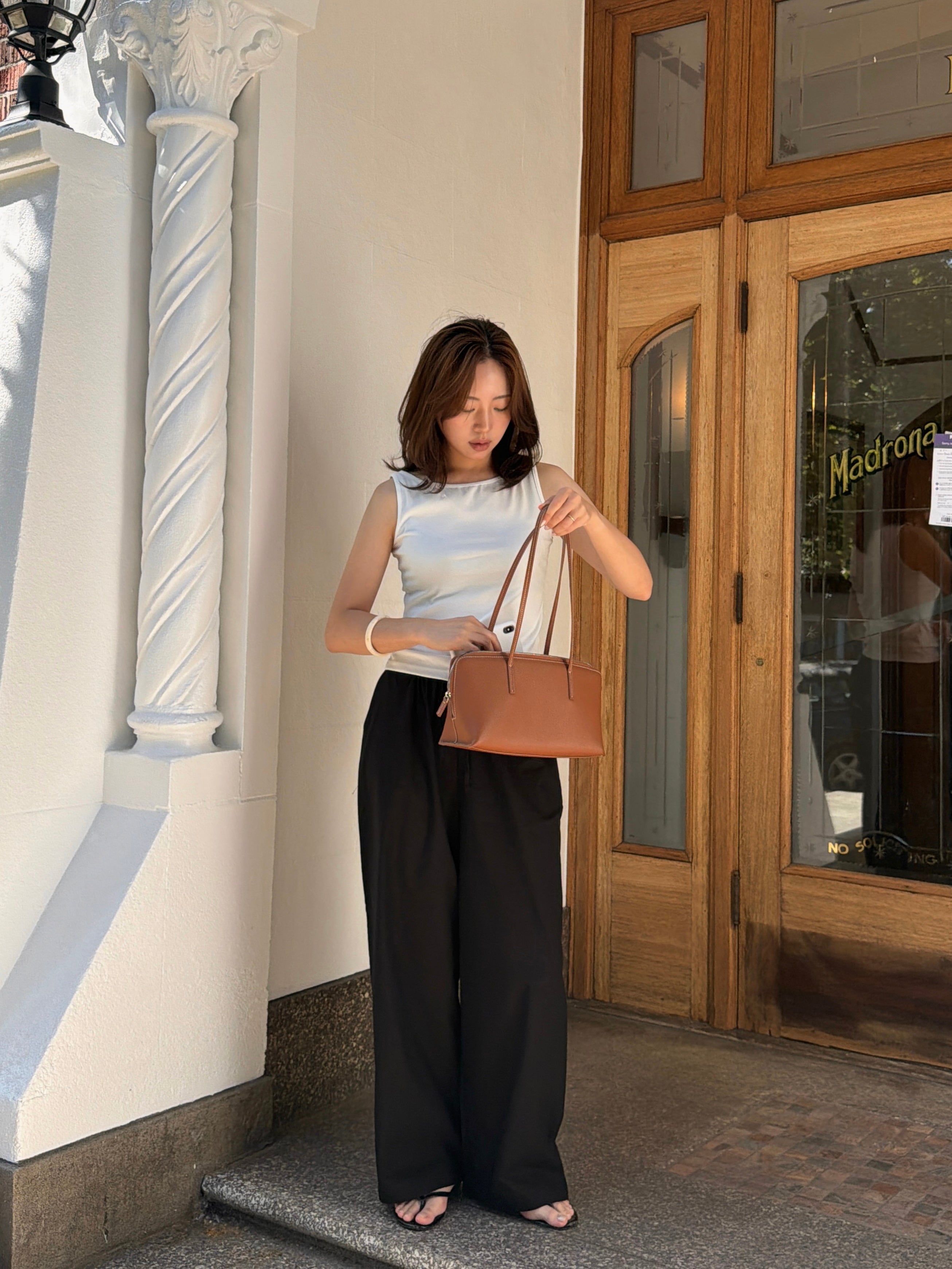 Bio-Washed Cotton Banding Pants
