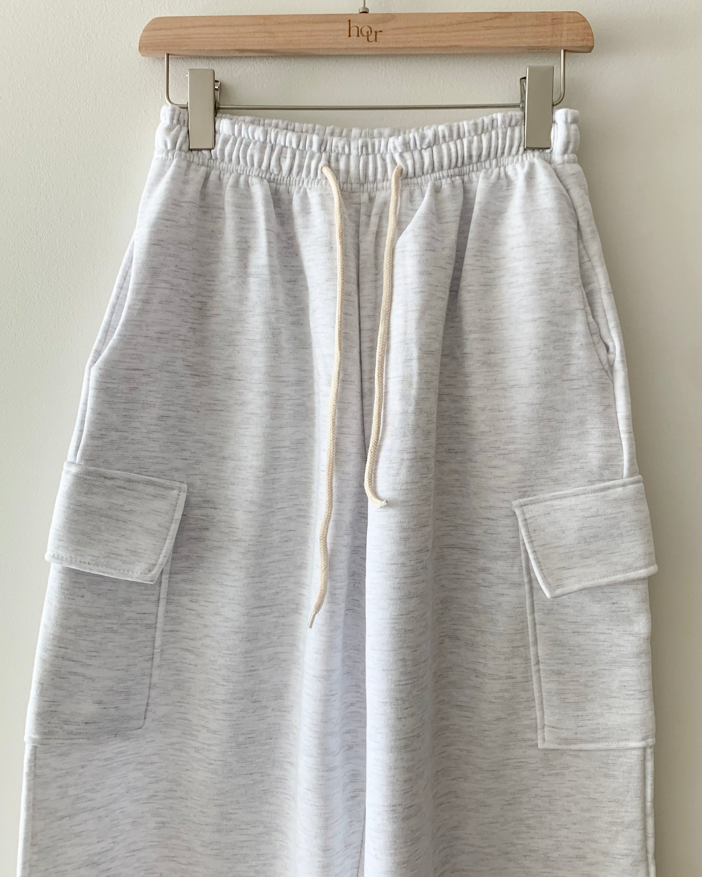 (Fleece-lined) Cargo Wide Banding Pants