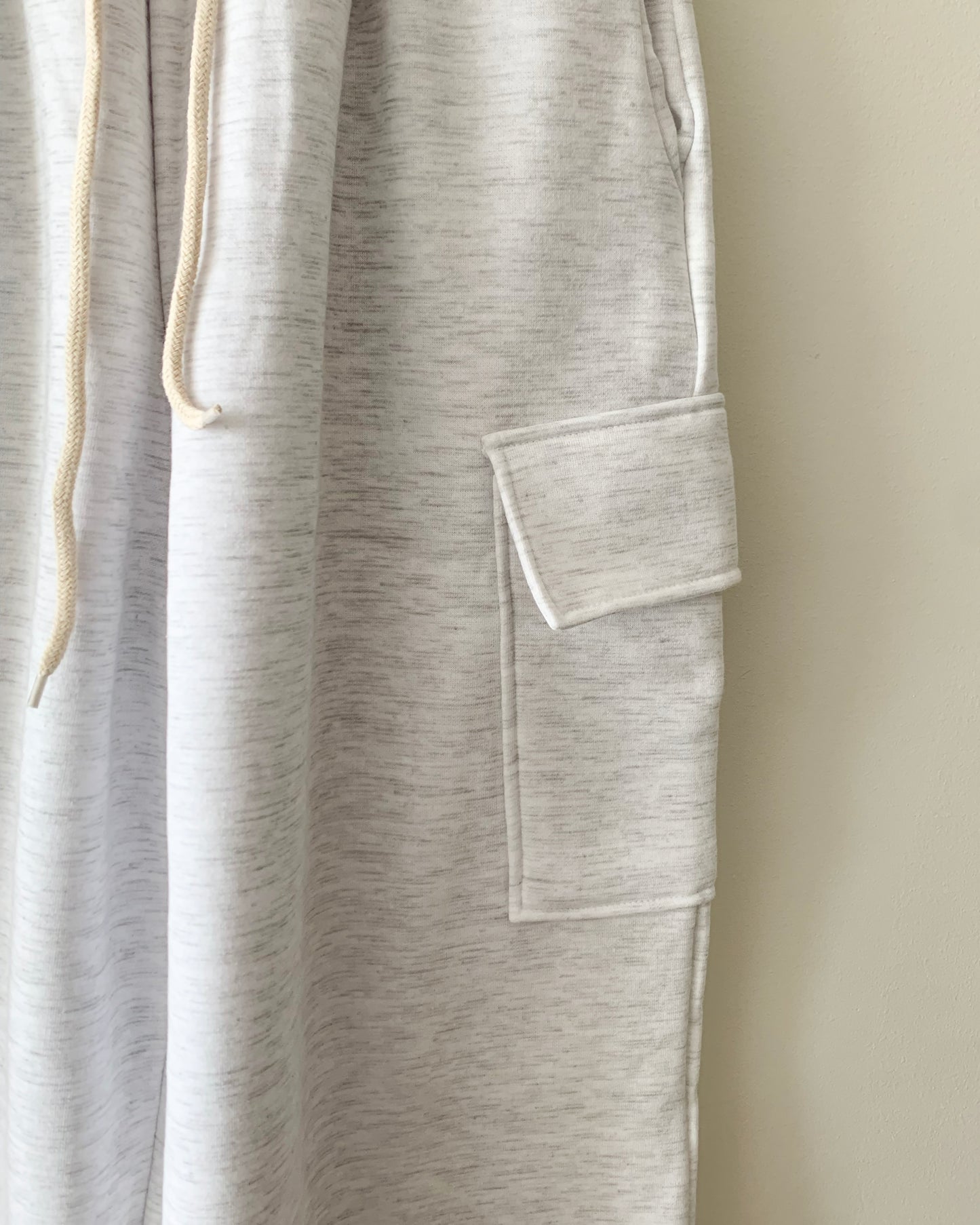 (Fleece-lined) Cargo Wide Banding Pants