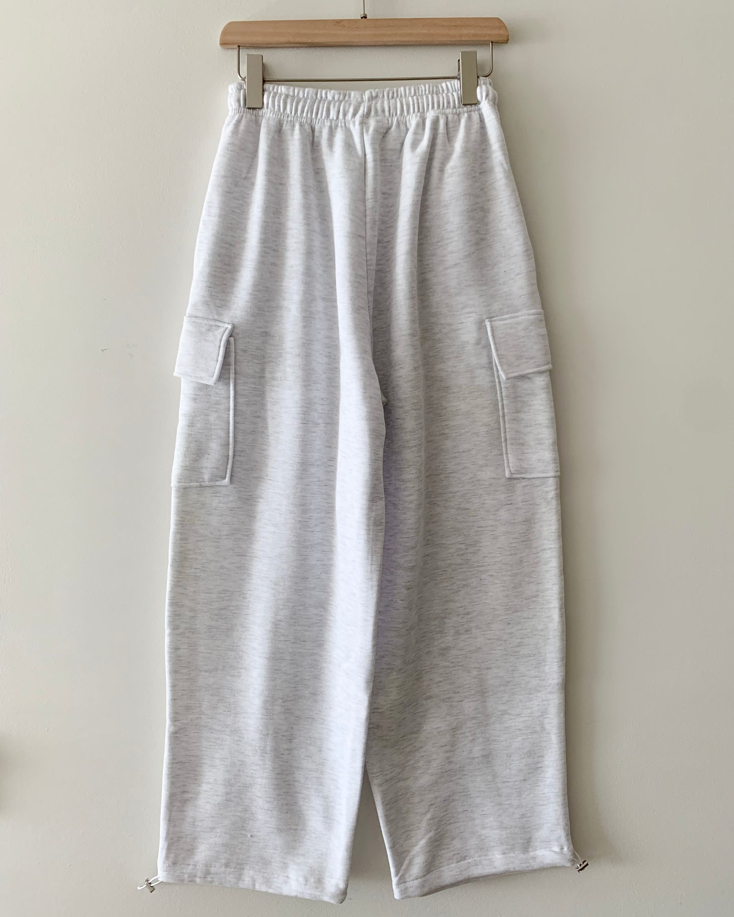 (Fleece-lined) Cargo Wide Banding Pants