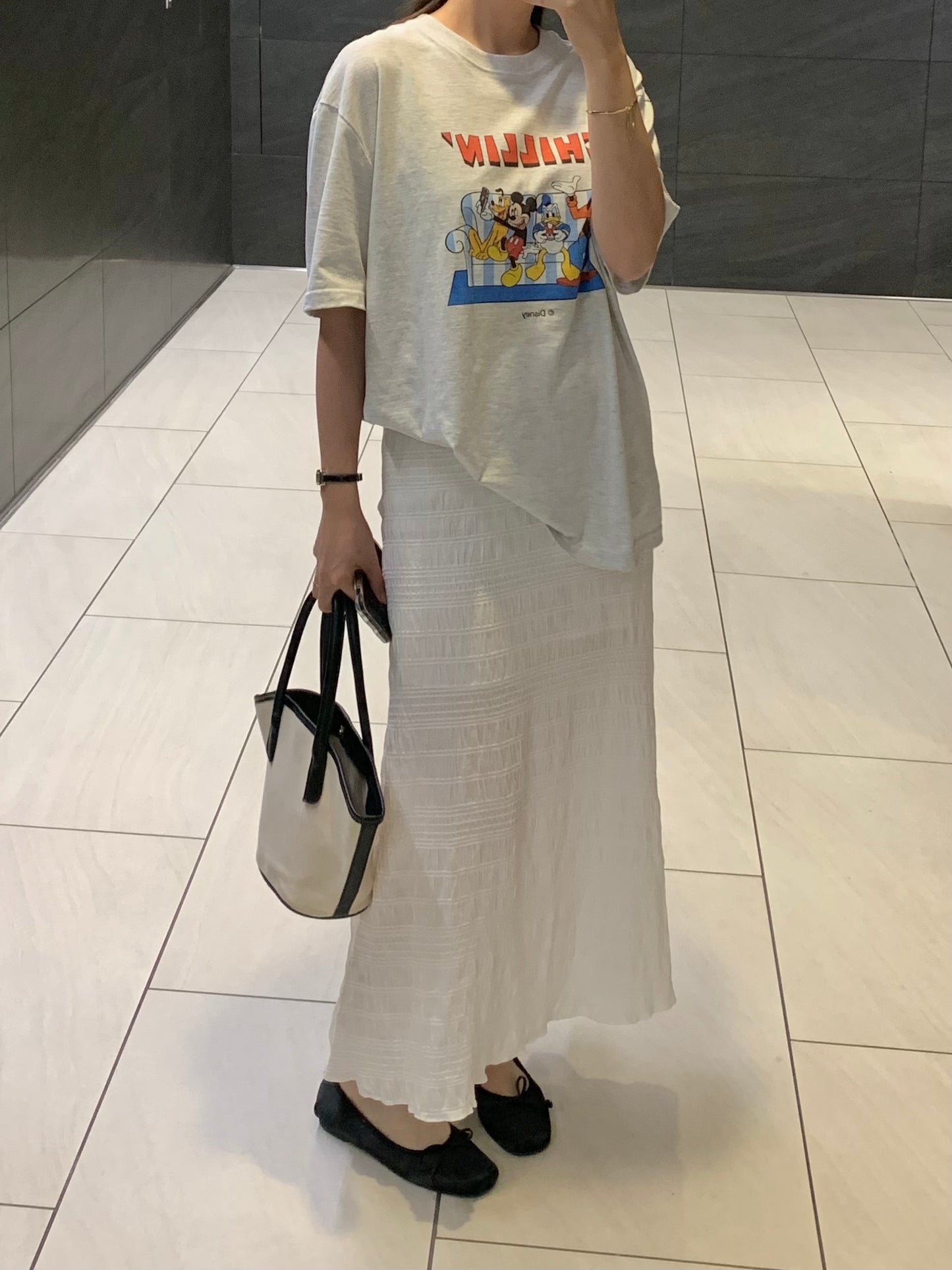 Summer Crinkle Maxi Skirt
