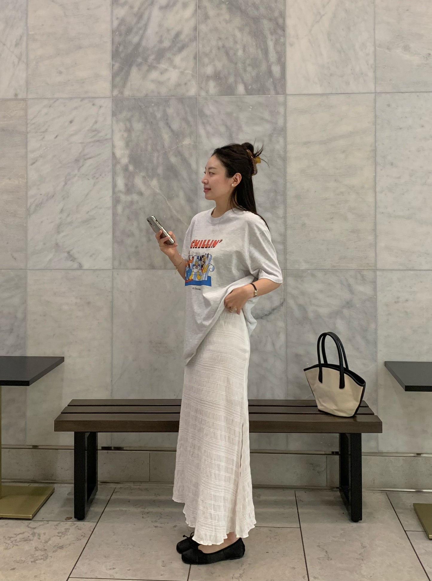 Summer Crinkle Maxi Skirt