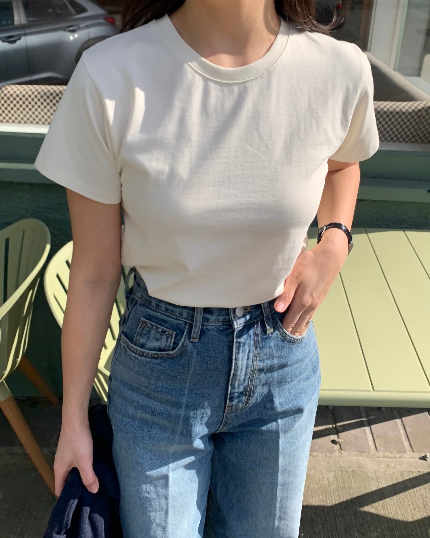 (6 colors) Simple T-shirt